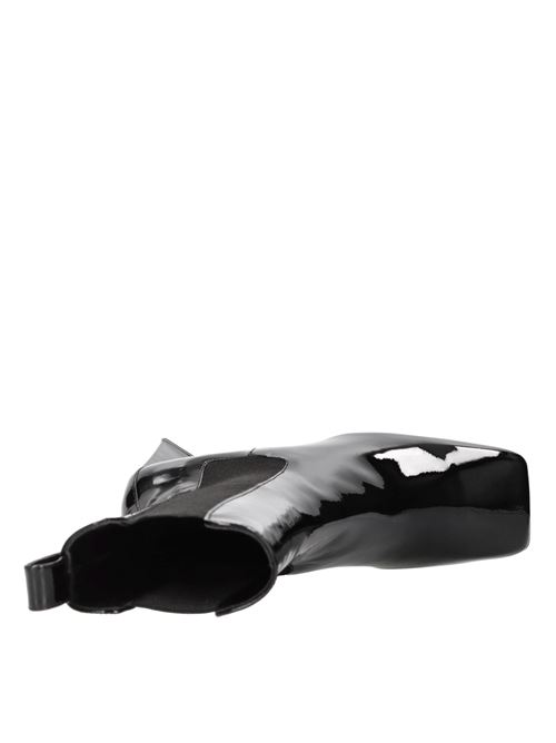 Patent leather ankle boots DEVON heel THE ATTICO | 227WS315 L002NERO
